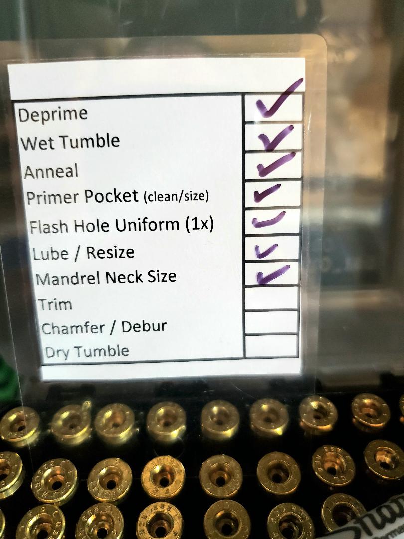 Reloading Case Prep Cards