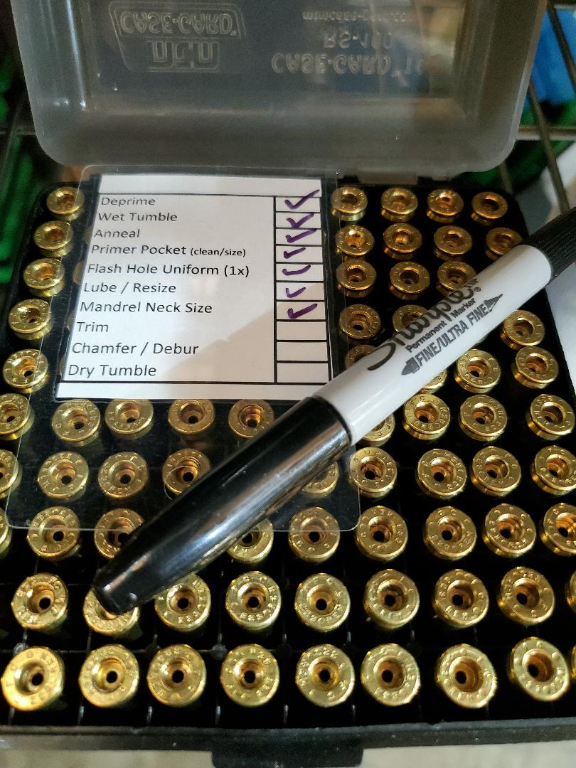 Reloading Case Prep Cards