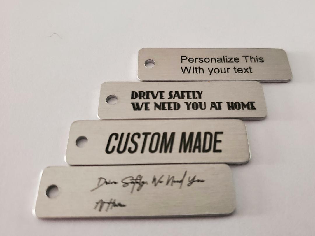 Personalized Aluminum Key Chain Tags